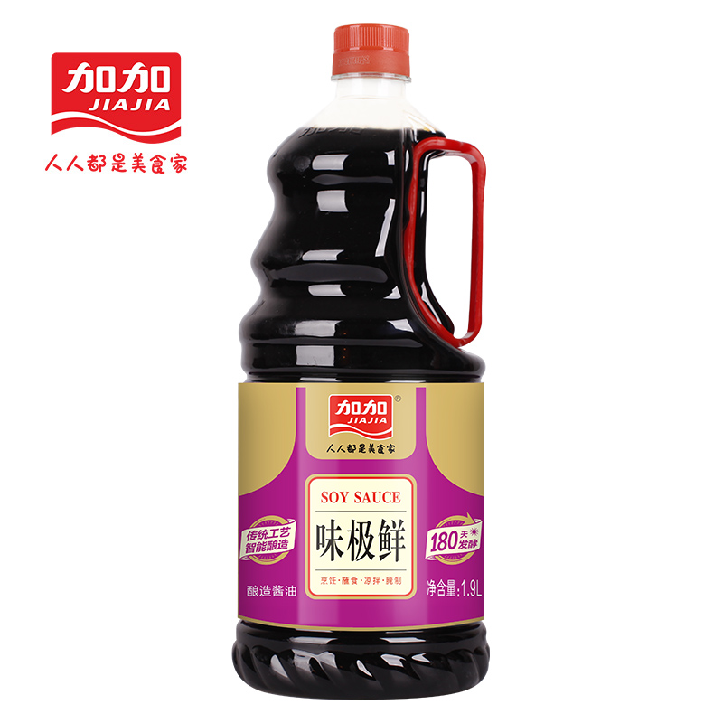 【加加】味极鲜生抽1.9L