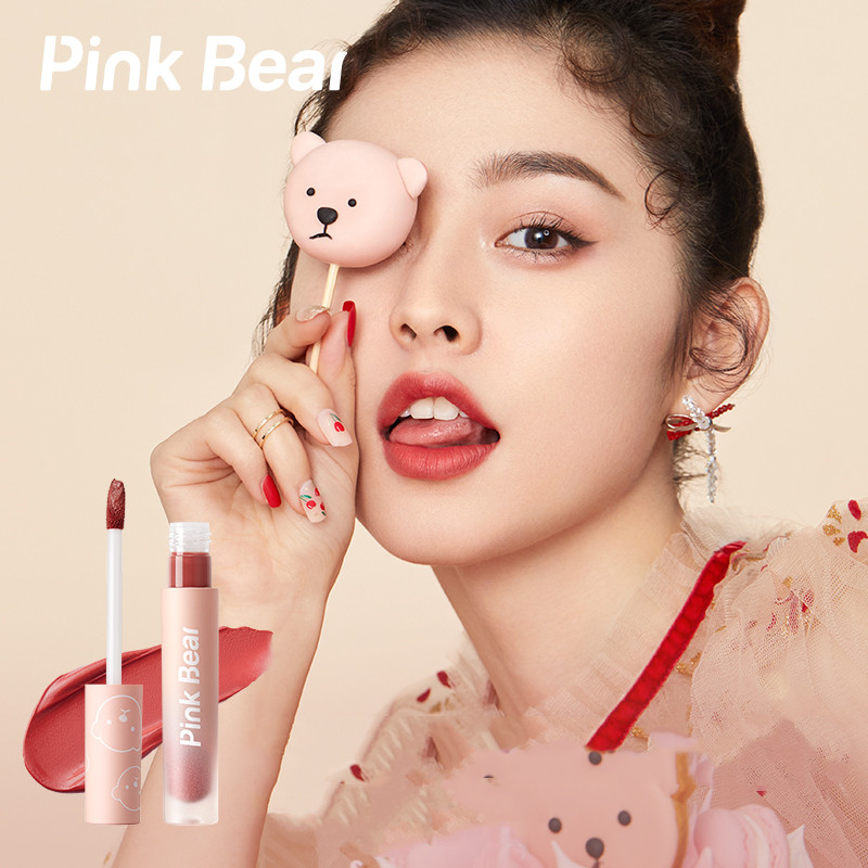 【程潇心选】PINKBEAR皮可熊哑光唇泥
