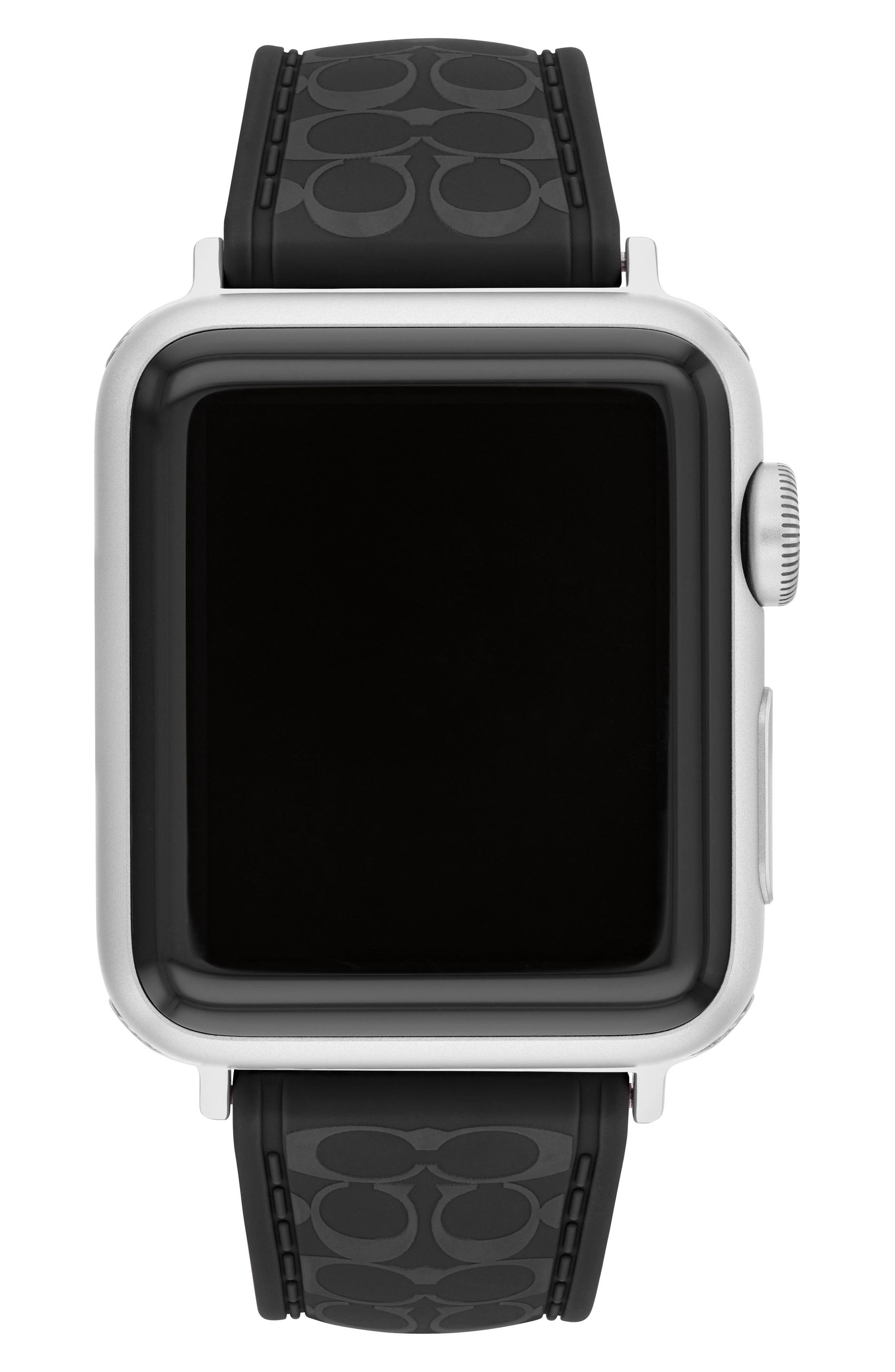 COACH Signature C Silicone Apple Watch® Watchband