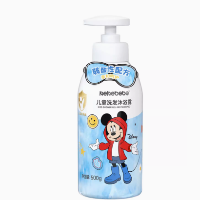 12.9元包邮！kekebebe儿童洗发沐浴露500ml