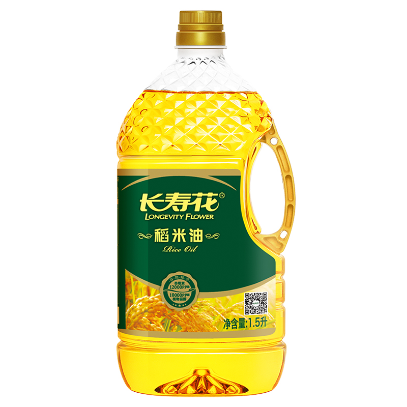 长寿花高谷维稻米油1.5L*1瓶原生谷维素谷油