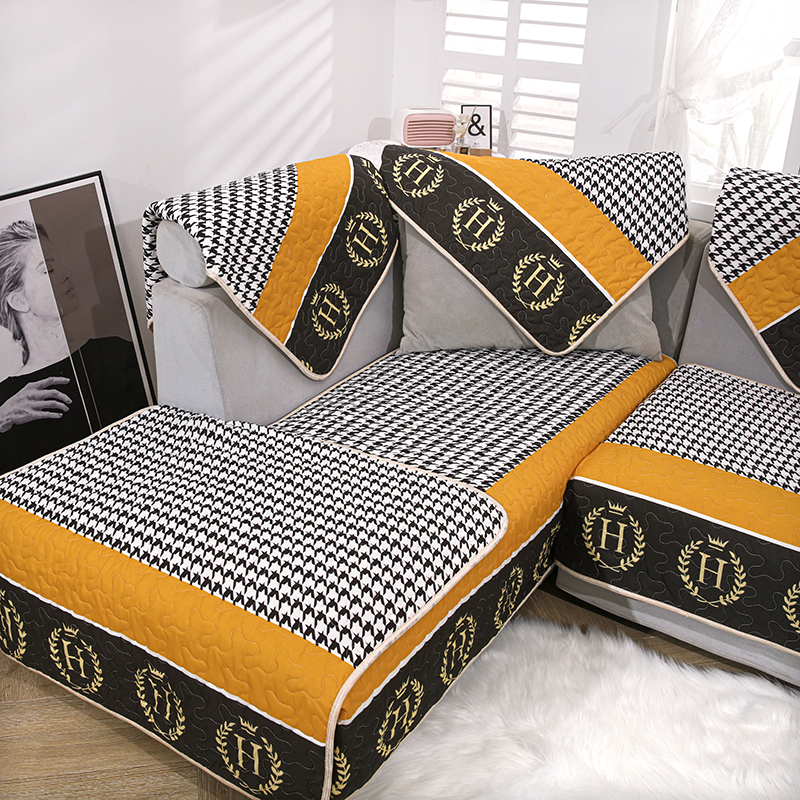 莱卡棉沙发防滑三件套