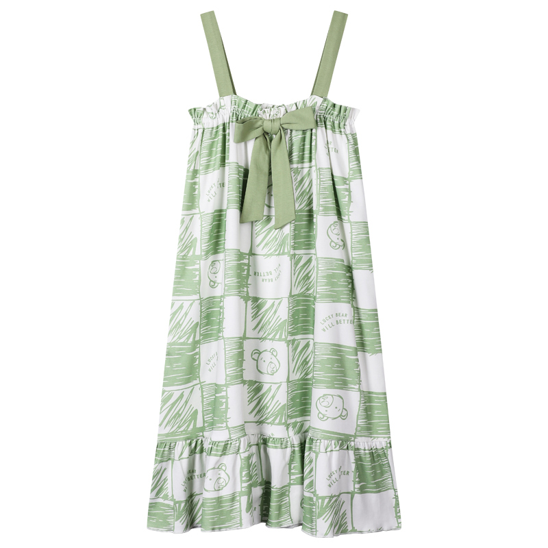 【浪莎】新款夏季纯棉韩版吊带家居服