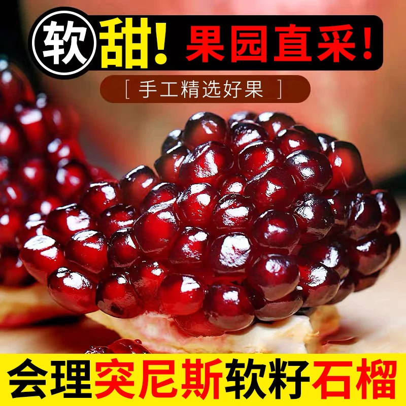 会理突尼斯软籽石榴5斤