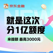 京东金融抽618白条吱付券， L3级可抽2次