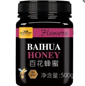 6.9元包邮！徽黄 正宗农家百花土蜂蜜250g（可叠加签到红包）