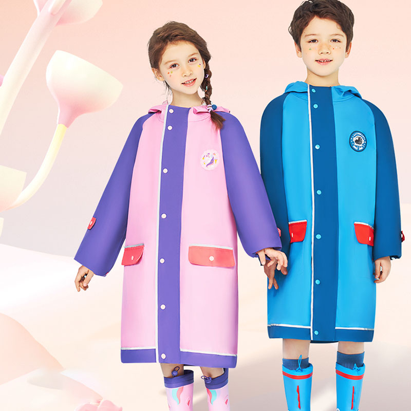 【KK树】儿童雨衣大书包位