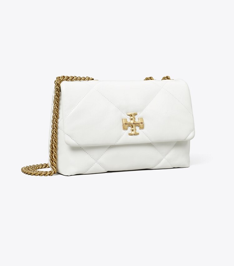 Tory Burch Small Kira Diamond小号钻石绗缝Blanc