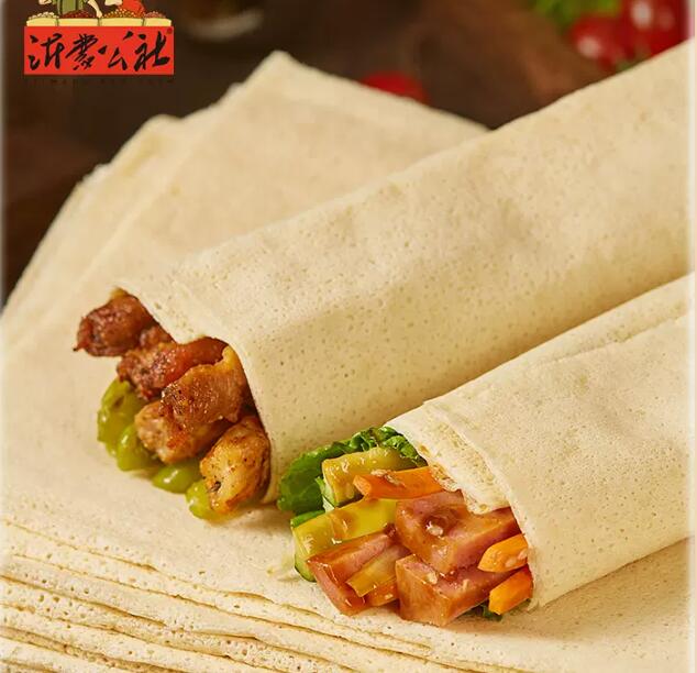 9.8元包邮，沂蒙公社 山东麦煎饼 500g*2件