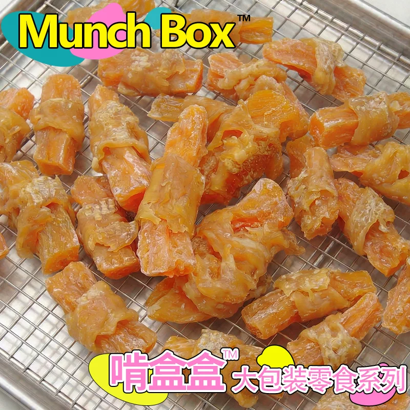 啃盒盒鸡肉绕甘薯100g奖励训练狗零食