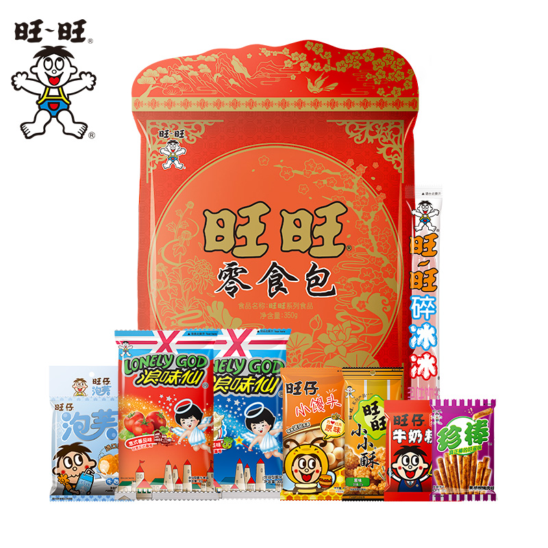 旺旺大礼包350g*2休闲零食
