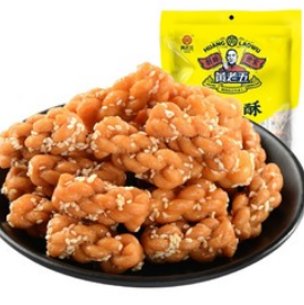 6元包邮！黄老五 小麻花 原味500g