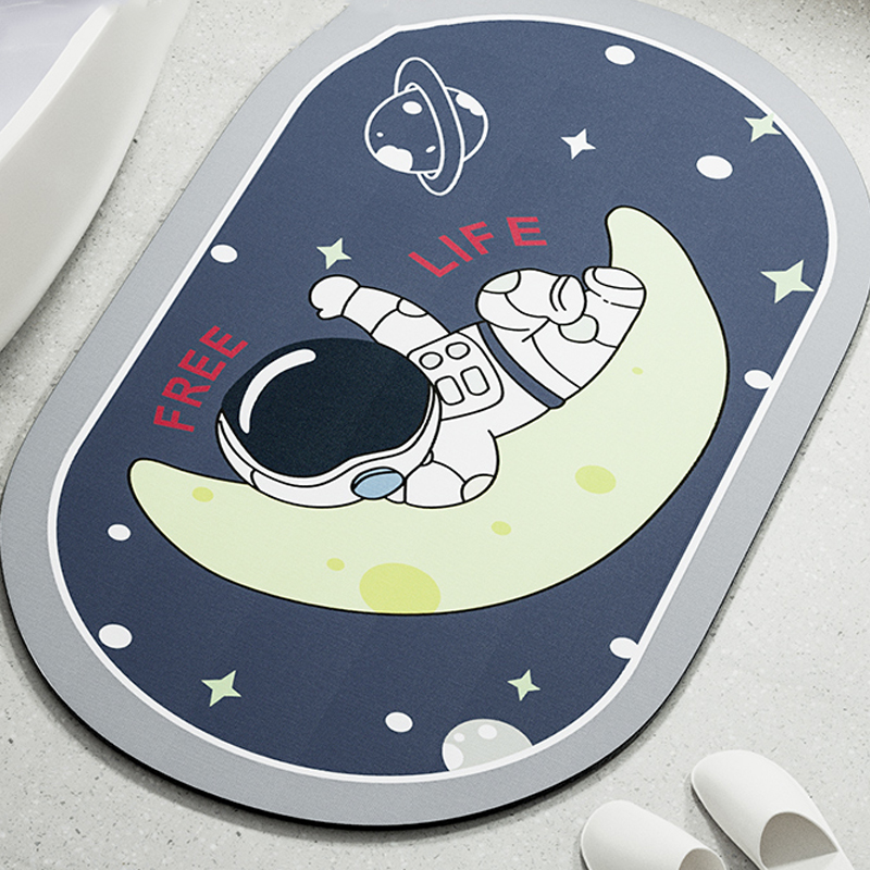 稳定签到！硅藻土防滑浴室地垫