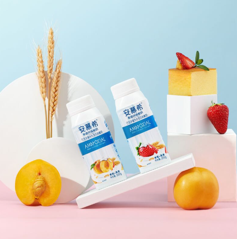 39.65元包邮！安慕希 黄桃燕麦酸奶整箱200g*10瓶