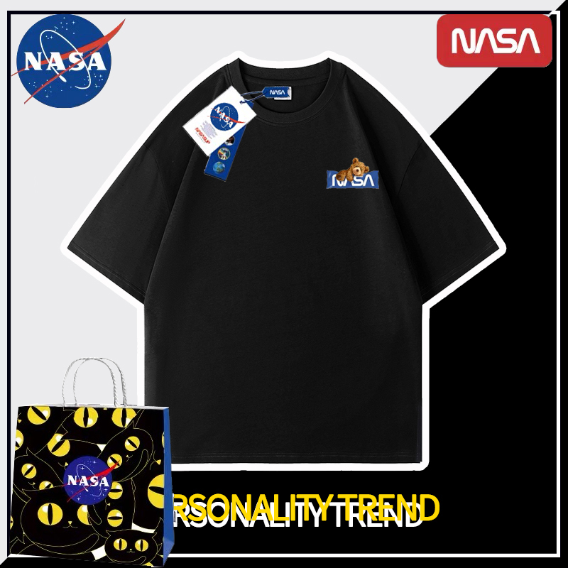 NASA联名款小熊宽松短袖