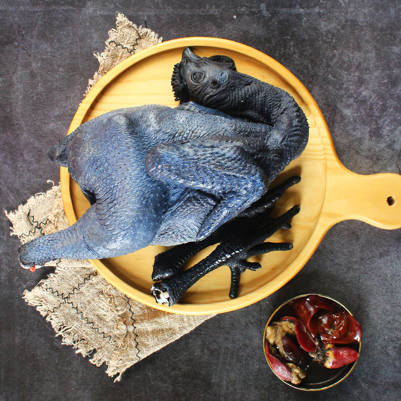 农谣人原粮散养乌骨鸡1kg