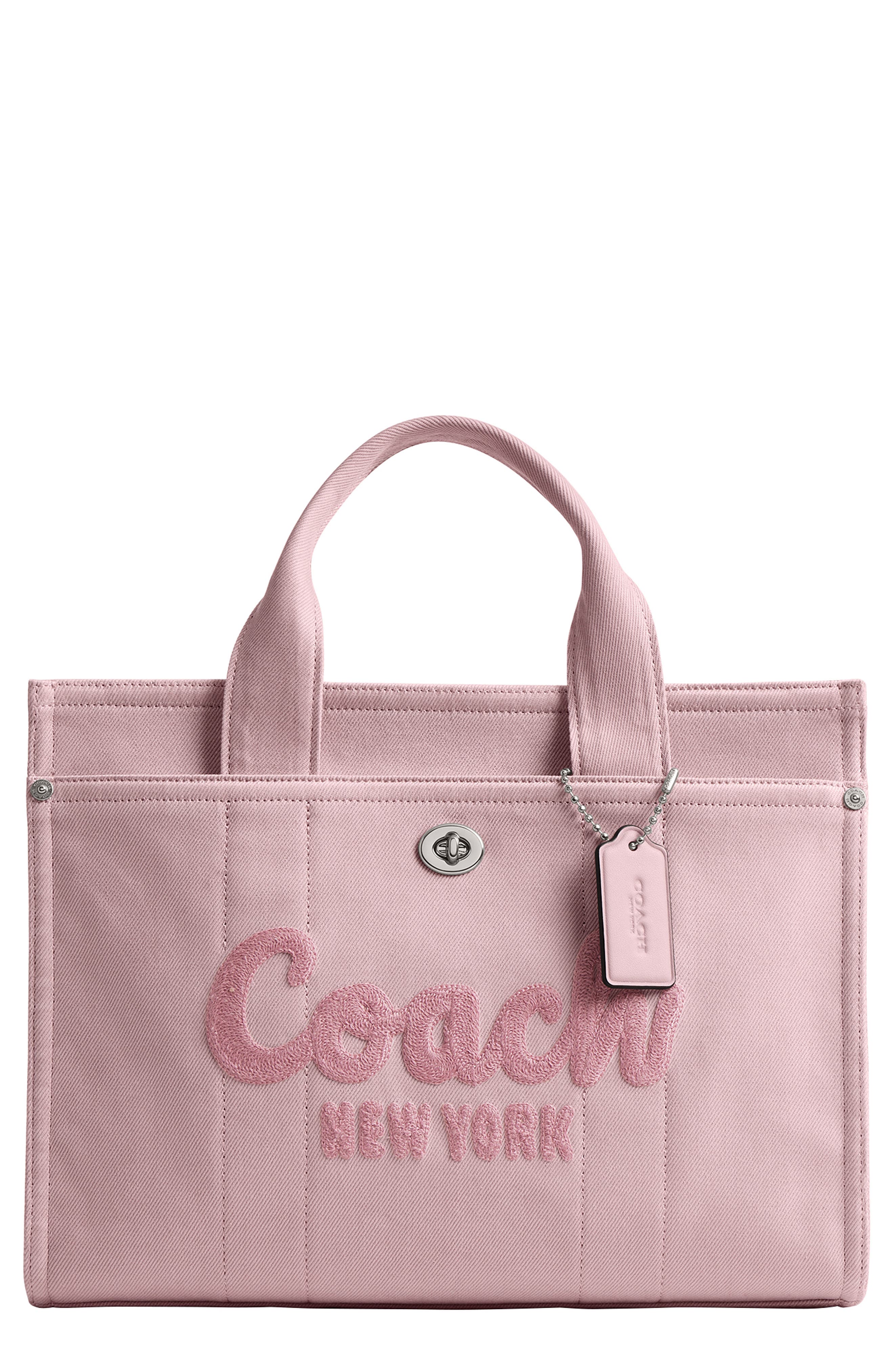 COACH Denim Cargo Tote