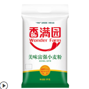 22.7元包邮！香满园 美味富强小麦粉 5kg