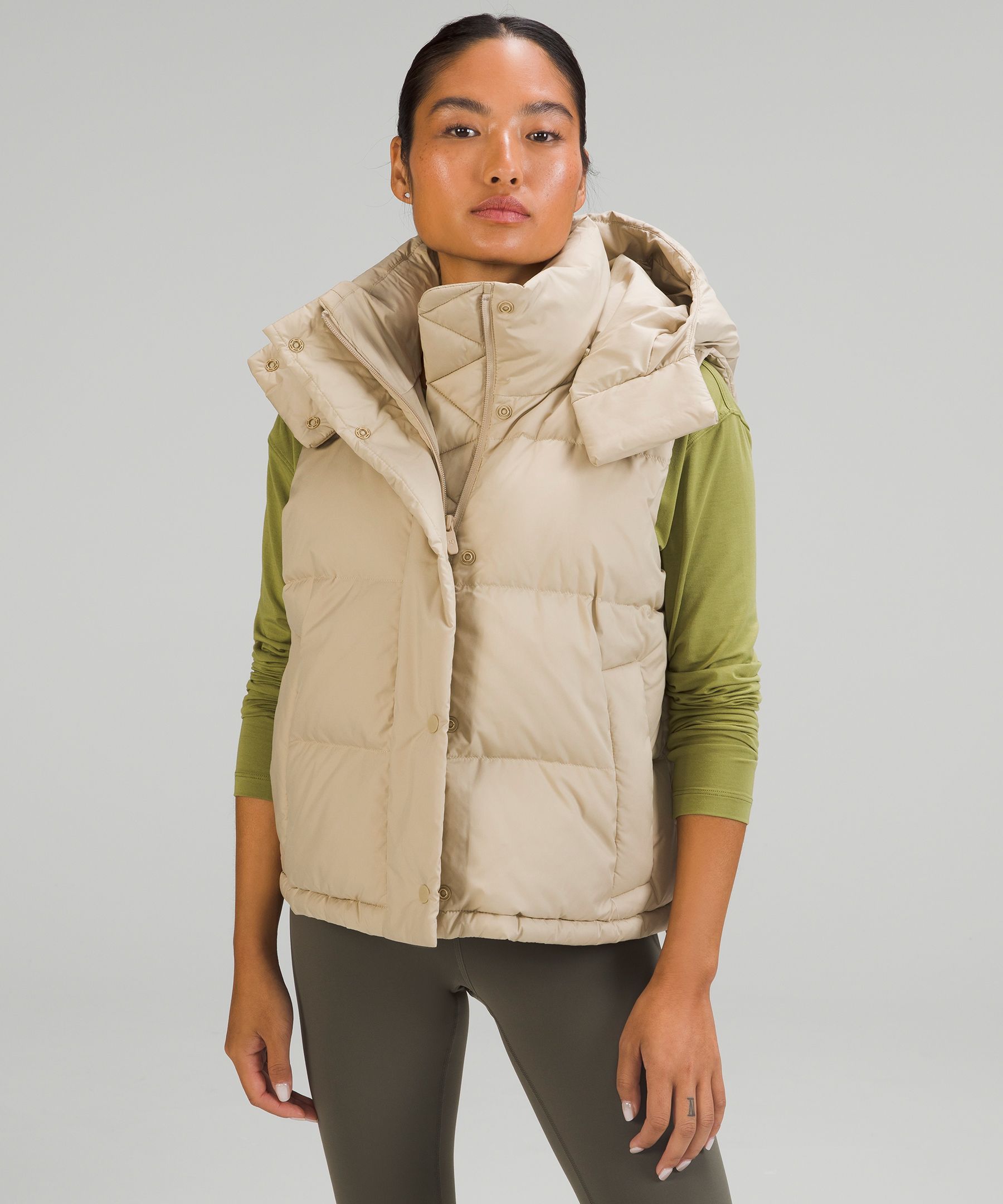 Lululemon Wunder Puff 600-Down-Fill Cropped Vest