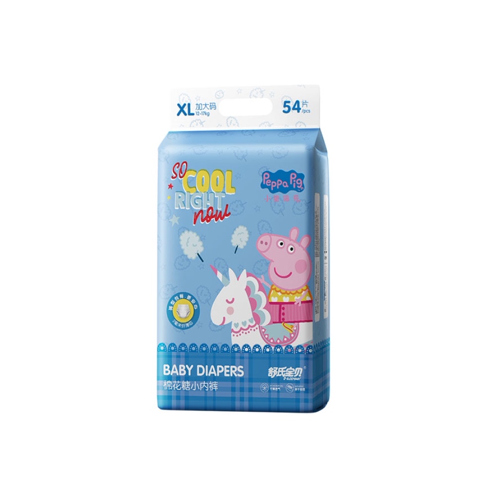 舒氏宝贝小猪佩奇拉拉裤XL54*2