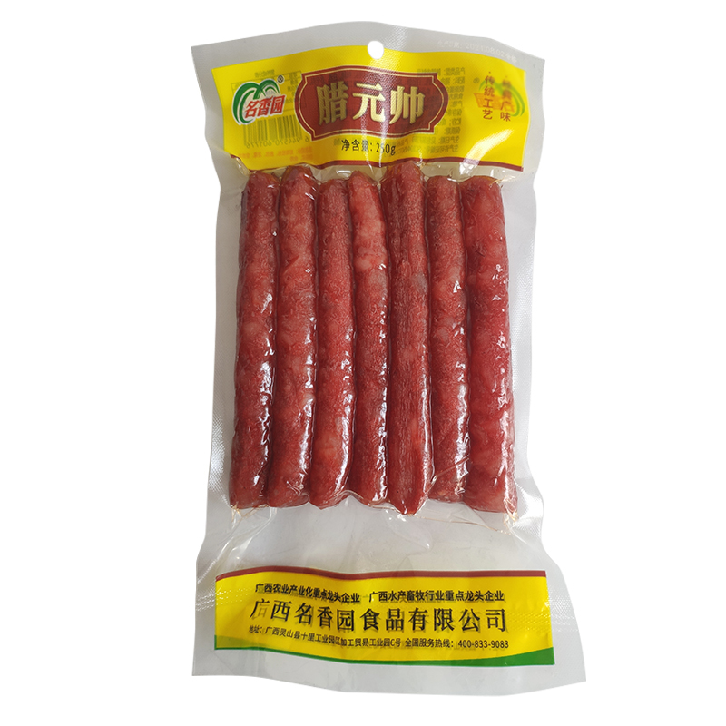名香园！广式风味腊肠250g