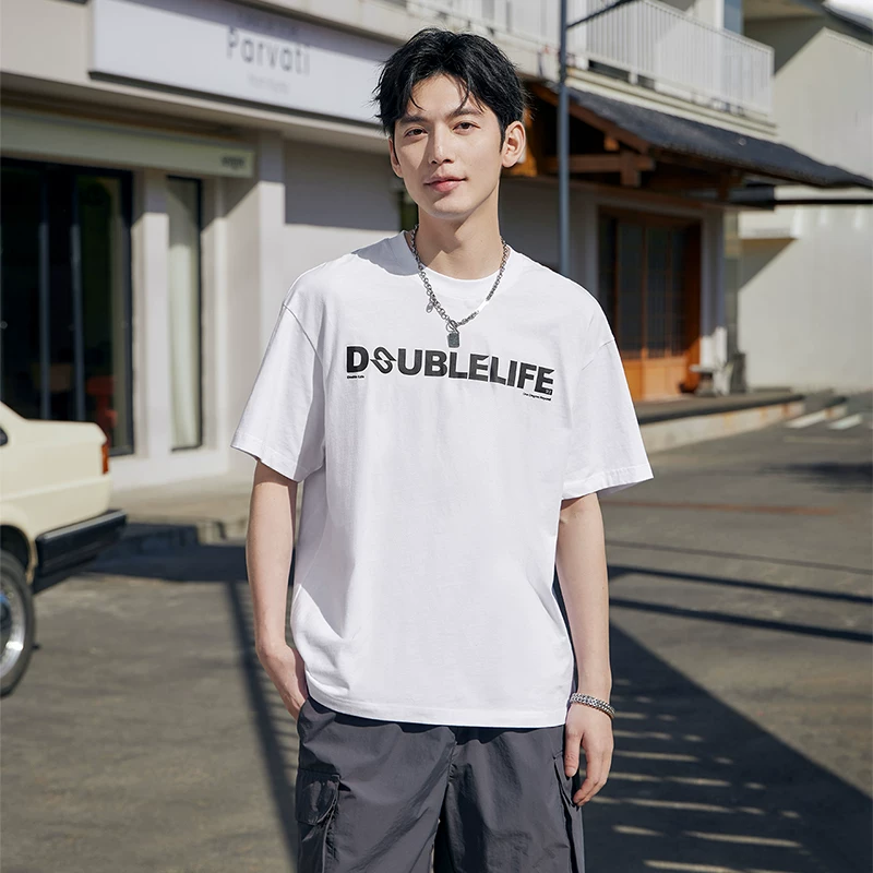 361运动t恤男士夏季透气休闲纯棉男生体恤上衣女短袖情侣装男装