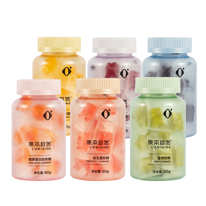 【原本自然】益生菌软糖富铁胶原蛋白60g/瓶