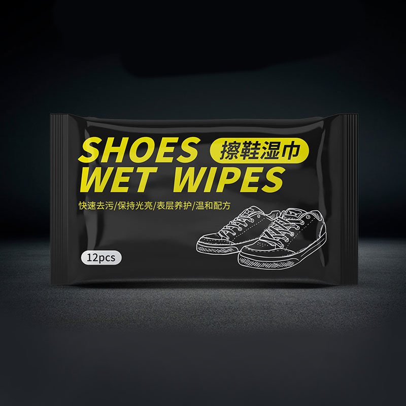 擦鞋湿巾单包试用装12片*1包
