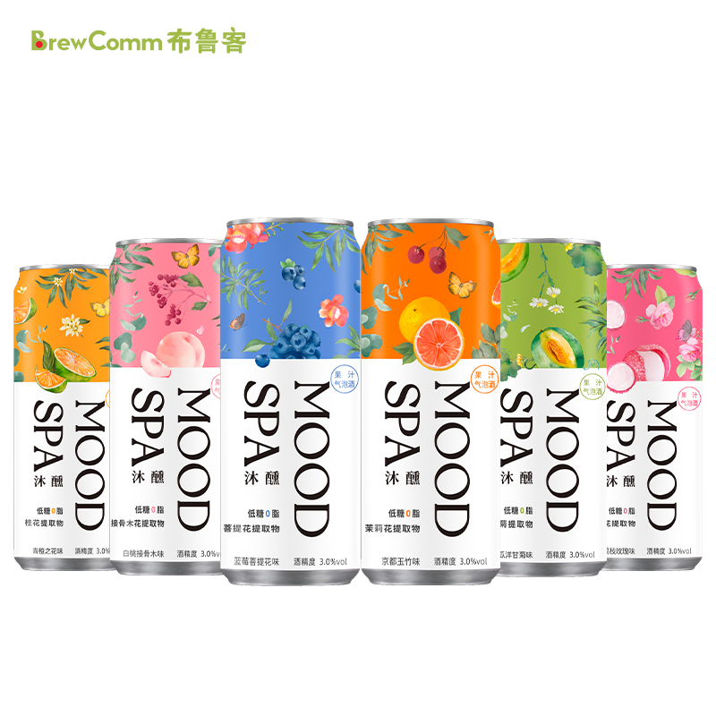 MOODSPA沐醺果汁起泡酒6瓶