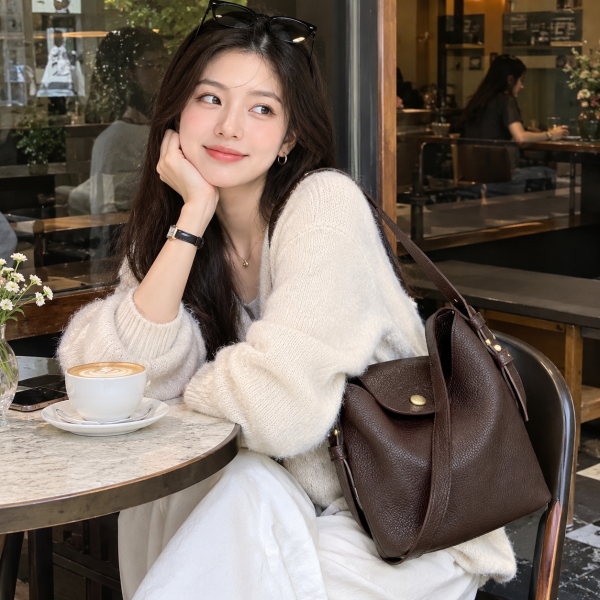 Longchamp Le Cadence S 皮革水桶包