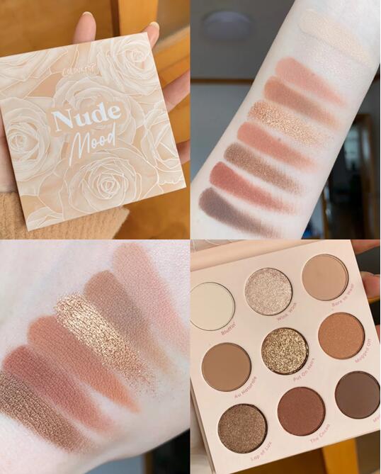 ColourPop卡拉泡泡玫瑰眼影nude mood眼影盘7折$9.8