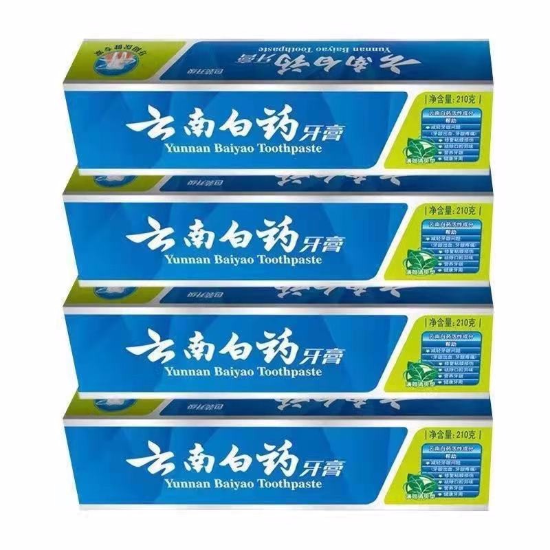 云南百药 3支 冰柠薄荷焕白 牙膏