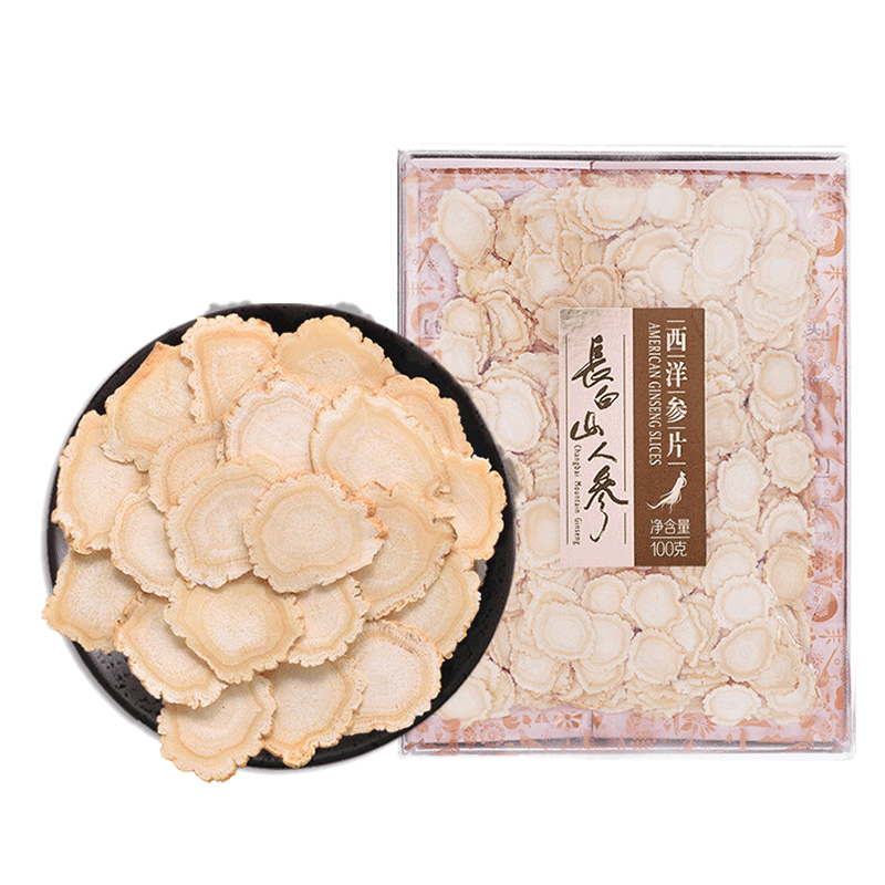 长白山人参西洋参片整支切片泡水