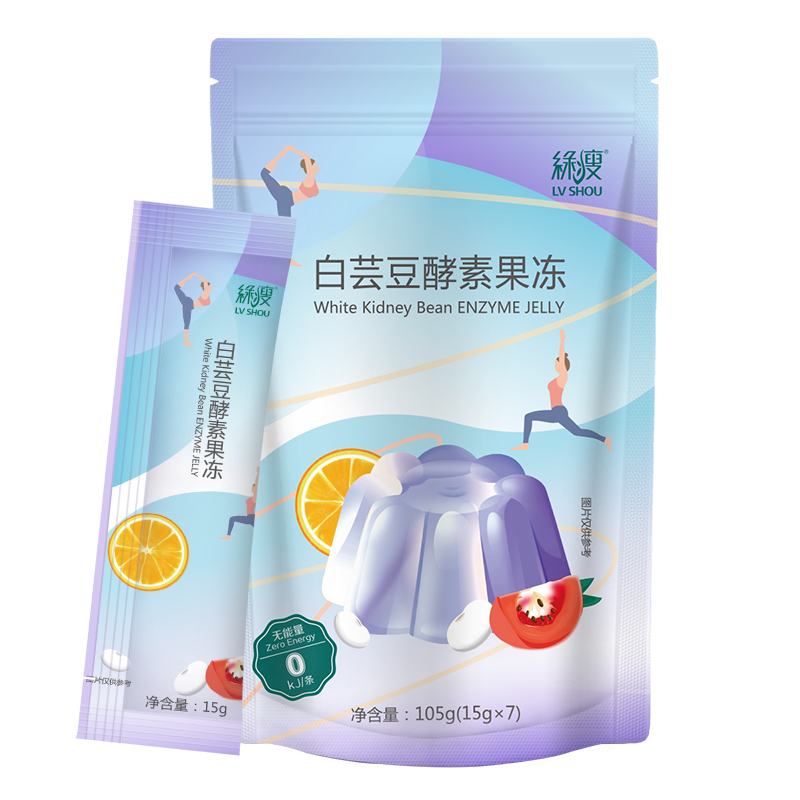 【15g*7条】白芸豆酵素果冻soso棒