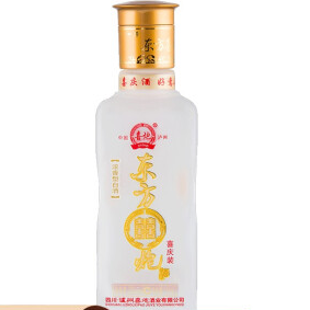 5.9元包邮！东方喜炮 喜庆装 52%vol 浓香型白酒 125ml 单瓶装