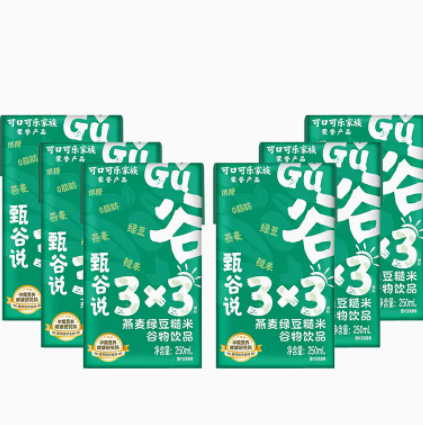 6.9元包邮！低糖0脂甄谷说燕麦谷物早餐奶*6盒