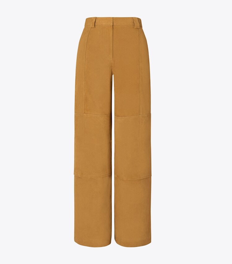 tory burch Relaxed-Fit Suede Pant