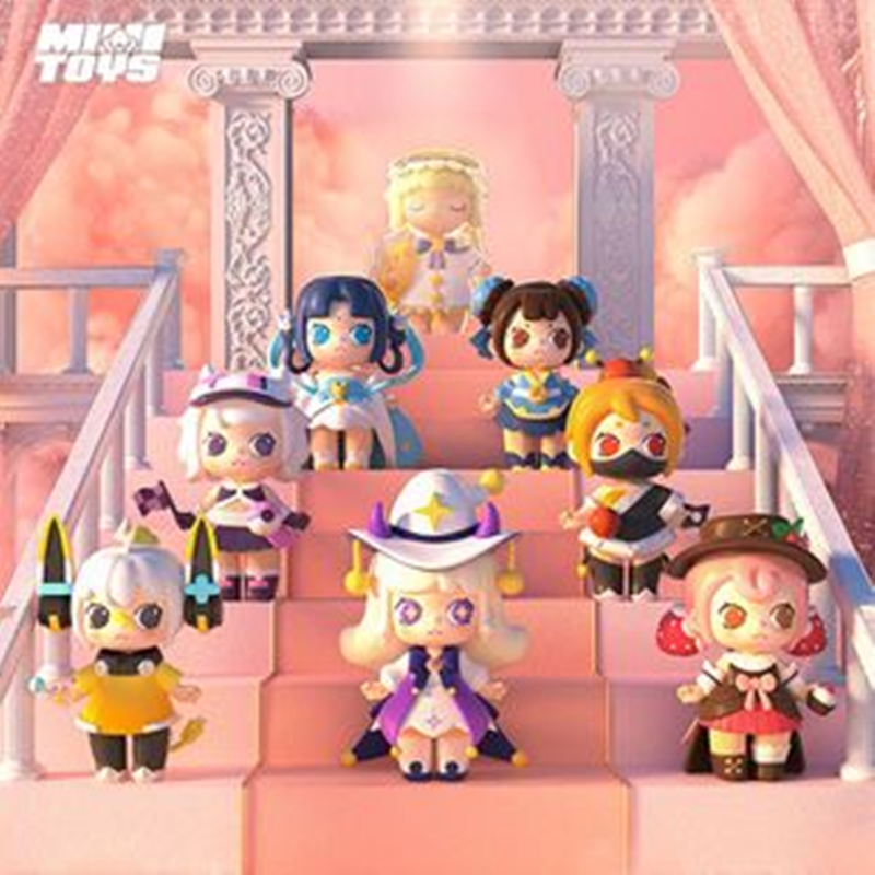 迷你世界少女团盲盒手办公仔