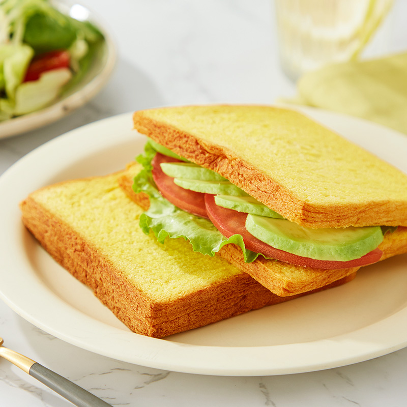 来伊份南瓜吐司750g面包早餐营养三明治