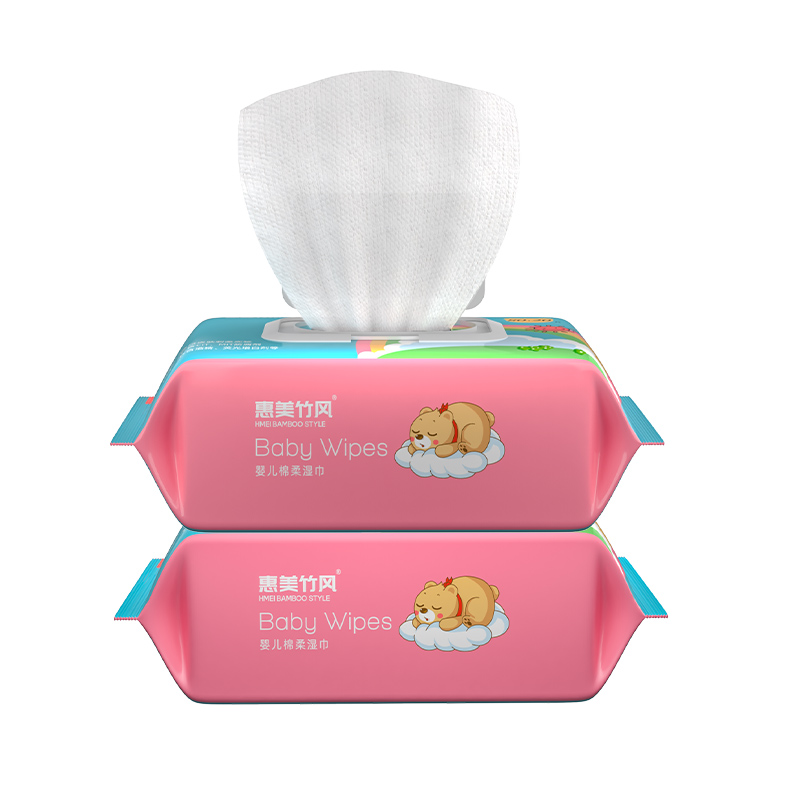 【爆款】婴儿湿巾100片*5包送5小包