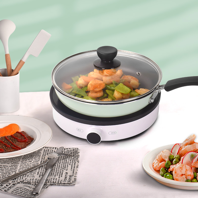 【可签到】清味电磁炉燃气灶通用不粘锅20cm