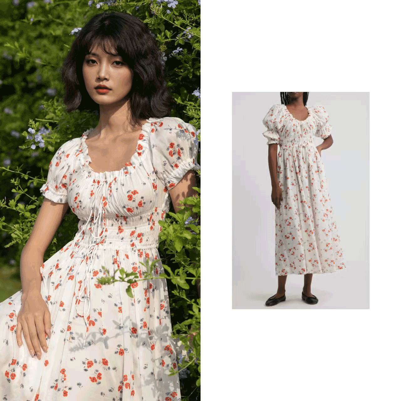 D么en Ischia Floral Dress on sale
