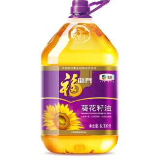 75元！福临门 压榨一级葵花籽油 6.18L（需拍2件凑单包邮）
