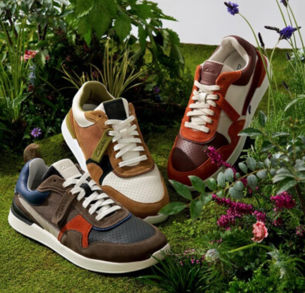 新低373.05元，Clarks 其乐 RaceLite Tor轻跑系列 男士复古休闲运动鞋 261681917 