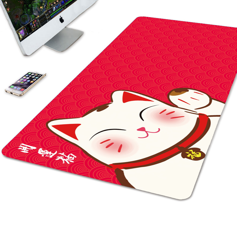 鼠标垫超大号办公电竞游戏加厚锁边