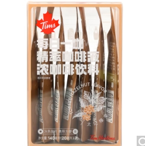14.55元！Tims榛果拿铁咖啡液7枚（返2元超市卡）