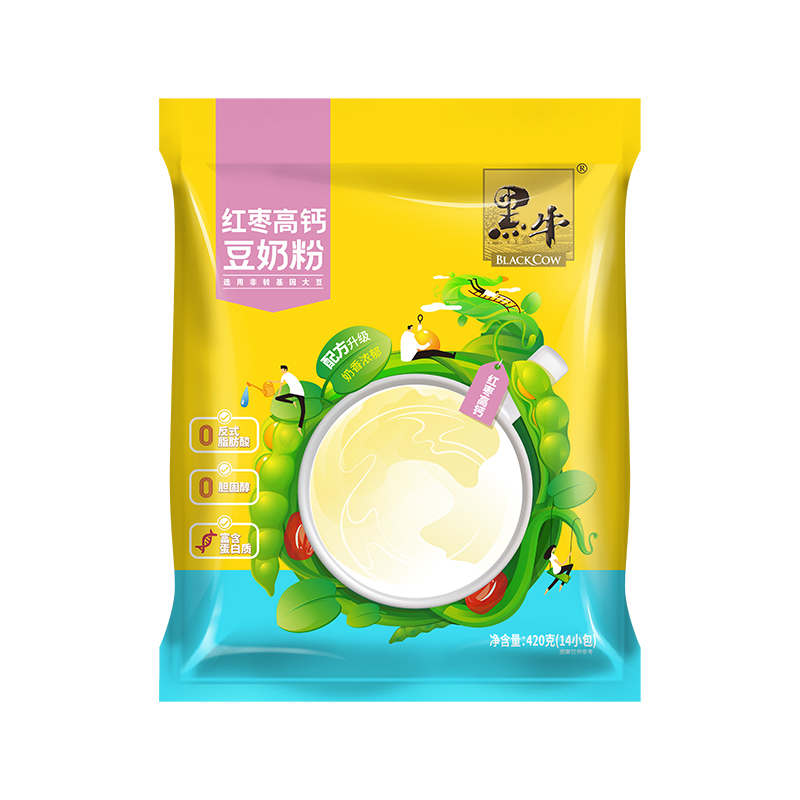 【黑牛】维他命高钙豆浆豆奶粉420g