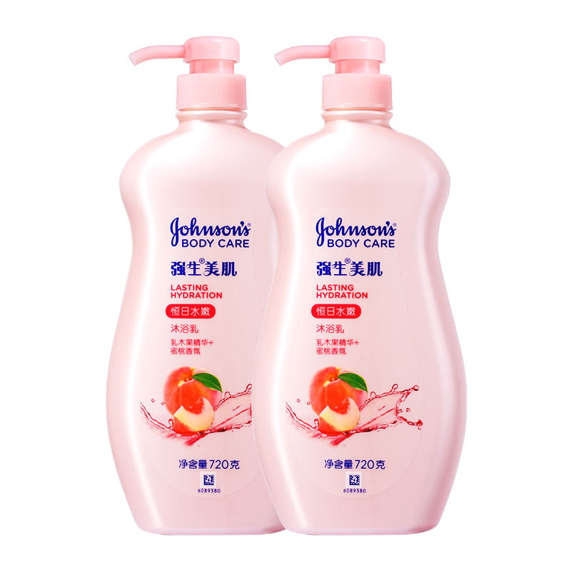 强生美肌水嫩沐浴露720g*2瓶