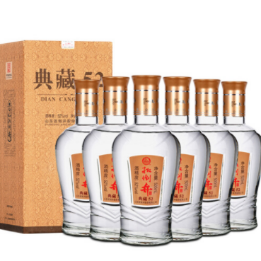 【有券的上】66元包邮！扳倒井 52度典藏浓香型口粮酒 500ml*6瓶