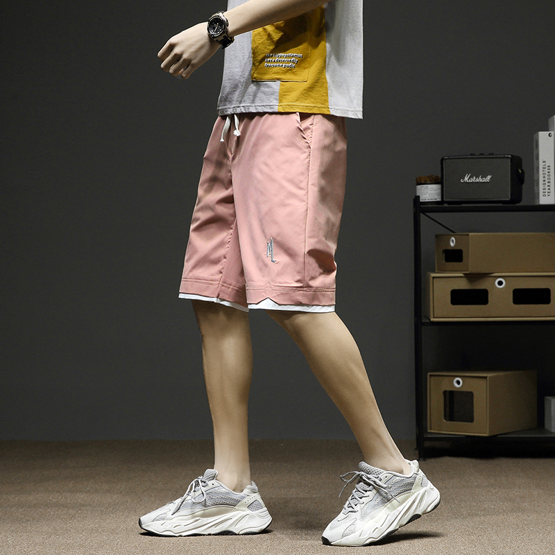情侣短裤男运动宽松夏季潮牌男生速干